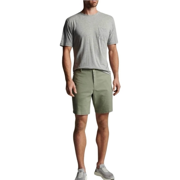 Peter Millar Coastal Grey Seaside Soft Short Sleeve Pocket T-Shirt SZ Small NWT - Picture 1 of 7